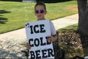 Not exactly a kid selling lemonade but not even a bad small business idea.