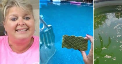 GUESS WHAT CLEANED A GRANDMA’S POOL WITHOUT STRESS