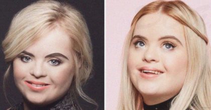 The new face of a makeup brand is a model with down syndrome.