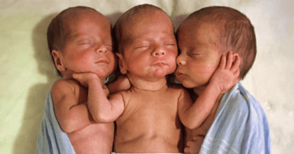 Mom Gets The News that she is Carrying Triplets – On Delivery she Finds out that Her Babies Beat the Odds!