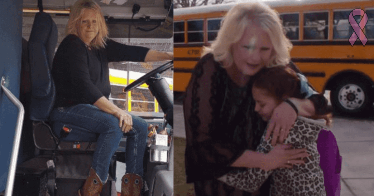 A bus driver has been helping little girl with her hair ever since her mother died.