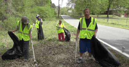 Little Rock in Arkansas is paying homeless people an hourly wage for picking up the trash.