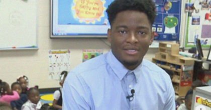 Pre-K Teacher of the Year, a black man honored by this title hopes to inspire others.