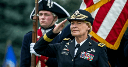 The first-ever woman to become a 4-star general gets honored bt West Point