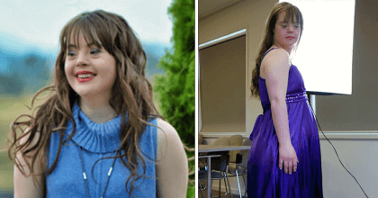 Down syndrome model proves that she can make it to the top by performing on the runway.