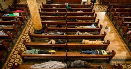 San Francisco churches are opening their doors to let the homeless sleep during the night