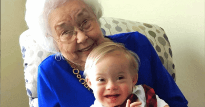 1928 Gerber baby meets with 2018 Gerber baby