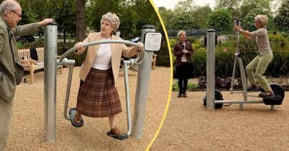 Building playgrounds for the elderly can help them socialize more and decrease loneliness