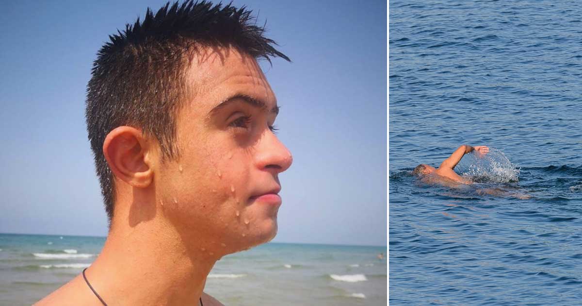 Boy risks his life to save two drowning girls even though he was disabled