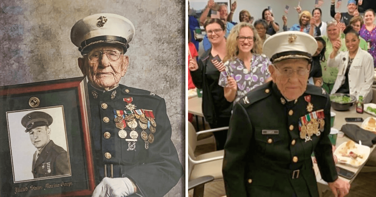 Alabama Marine is one of the few left of WW2 that reached the age of 100 years old