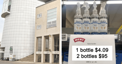 Supermarket in Denmark stops people from hoarding products