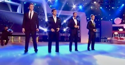 Four Guys Are Awesome At Performing Dolly Parton Song.