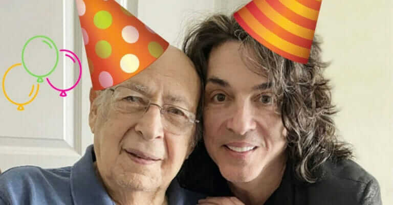 Paul Stanley Cannot Be Besides His Father To Celebrate His 100 Birthday With Him So He Does It Online.