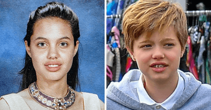 12 Stunning Photos of Celebrities and Their Kids At The Same Age.