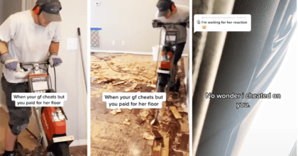 A Guy Removes his Girlfriend’s Floor That he Paid for – After He Caught her With Another Man