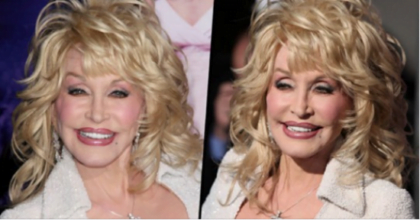 For the first time ever, Dolly Parton has shown her natural hair