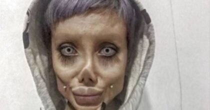 The Iranian woman that looks like the zombie version of Angelina Jolie has been put in jail for ten years