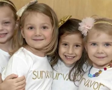 Four girls join for a photoshoot after beating cancer together.