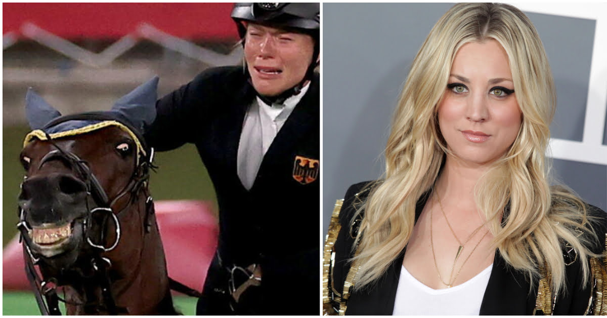 Actress Kaley Cuoco offers to buy horse who was punched at Olympics