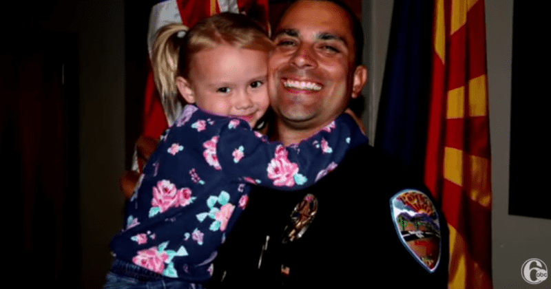 Officer adopts 4-year-old girl he helped in child abuse case