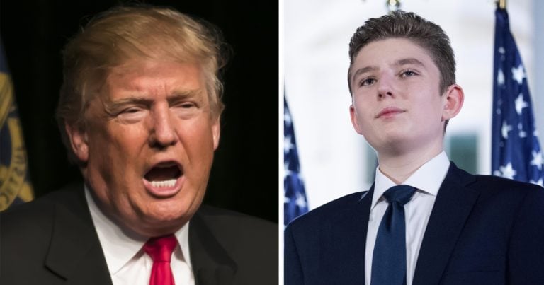 Barron Trump thought Donald Trump was “too tough” on Joe Biden during presidential debate