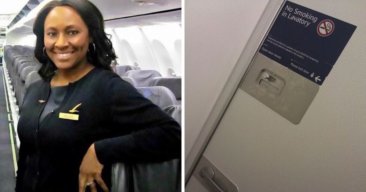 Flight attendant saves girl from human trafficking after finding note in the lavatory