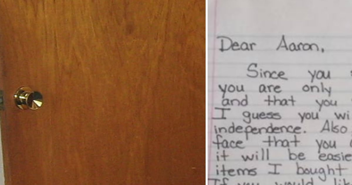 Mom’s honest letter to son gives him “rude awakening”