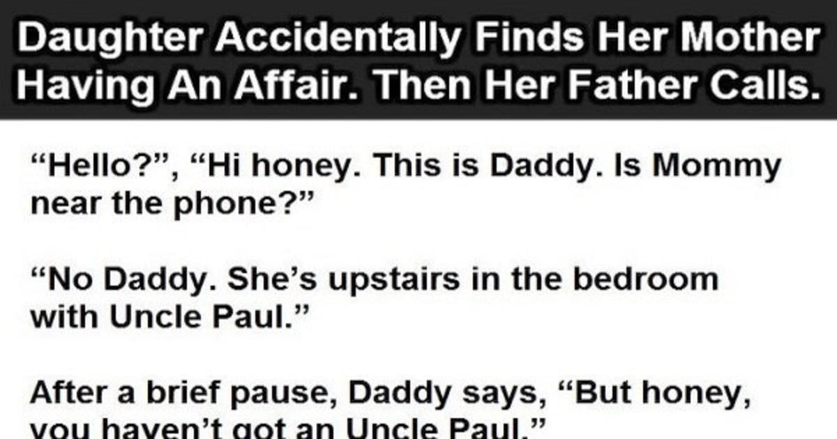 Daughter Finds That Mom Is Having An Affair, Then Her Dad Calls