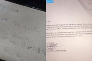 Boy writes letter to dad in Heaven, surprised to receive this response