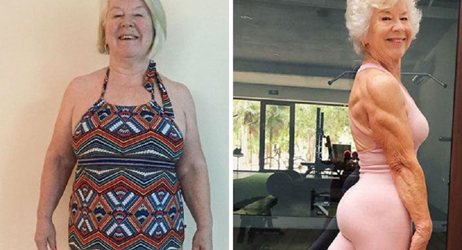 73-Year-Old Lady Shares Her Inspirational Fitness Journey