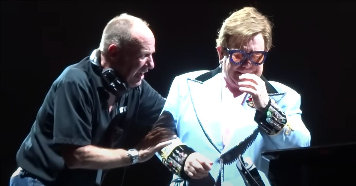 Elton John focused on his health and has gotten fit during lockdown after walking off stage