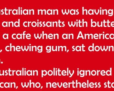 American Tourist Taunts An Australian Man