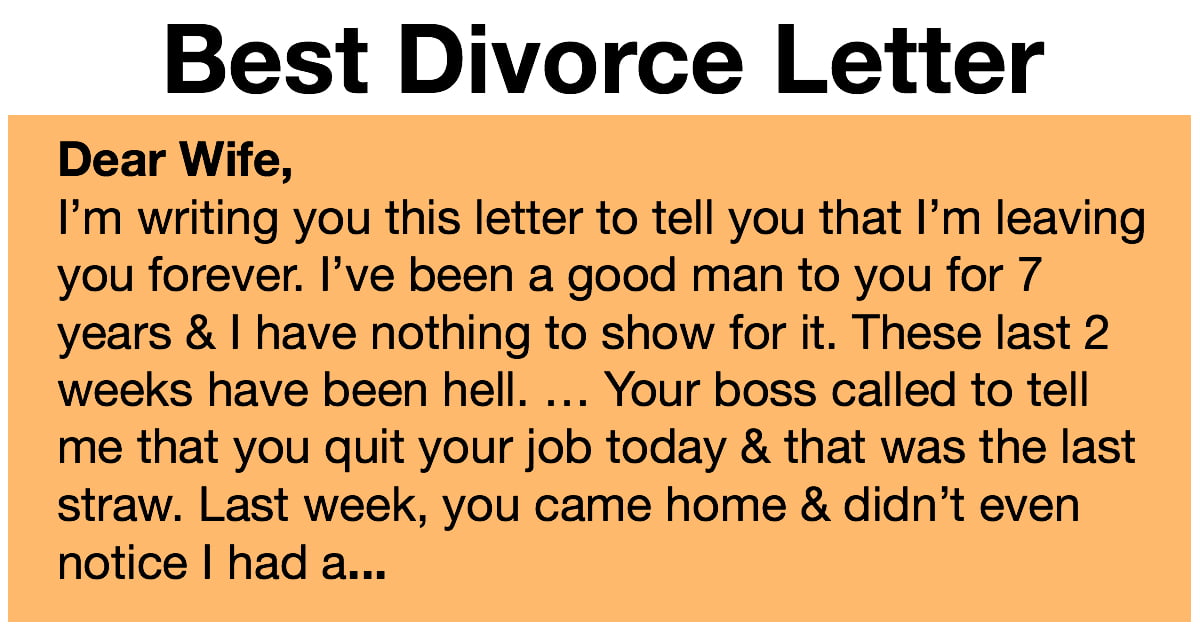 Best Response Ever To A Cheating Husband. This Is Hilarious.