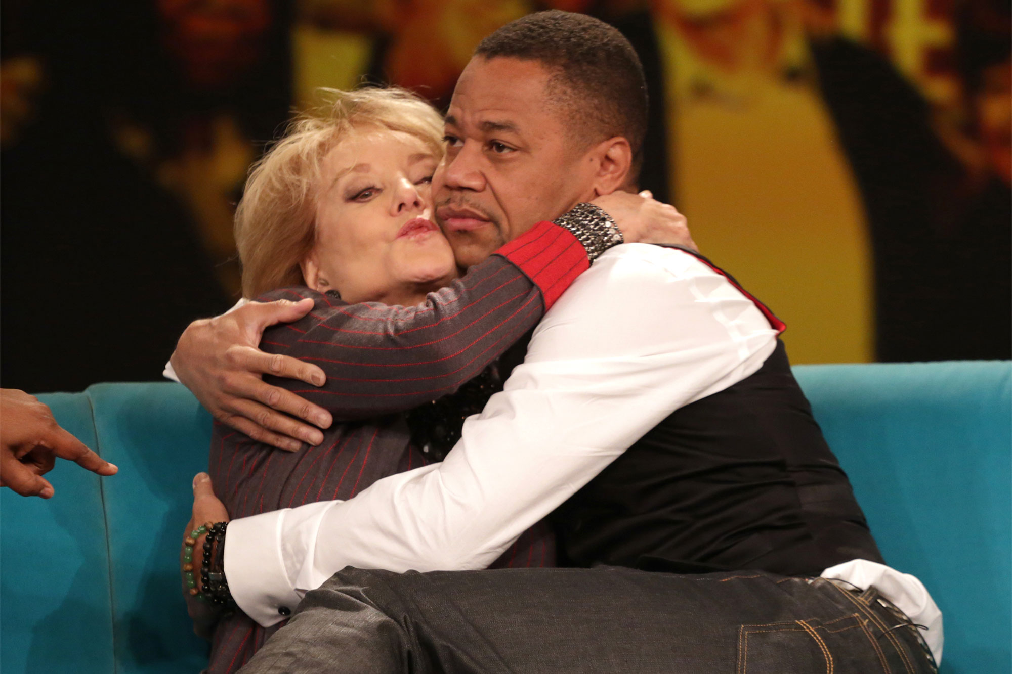 Barbara Walters and Cuba Gooding Jr. on "The View"