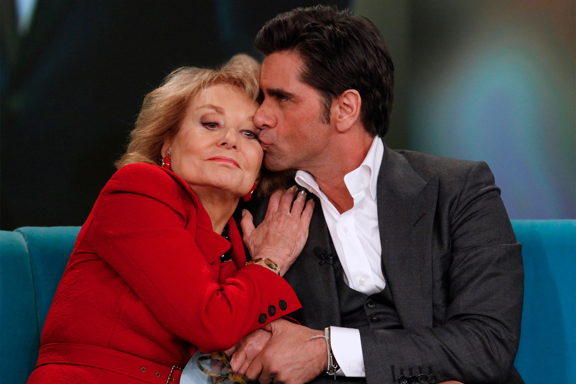 Barbara Walters and John Stamos on "The View"