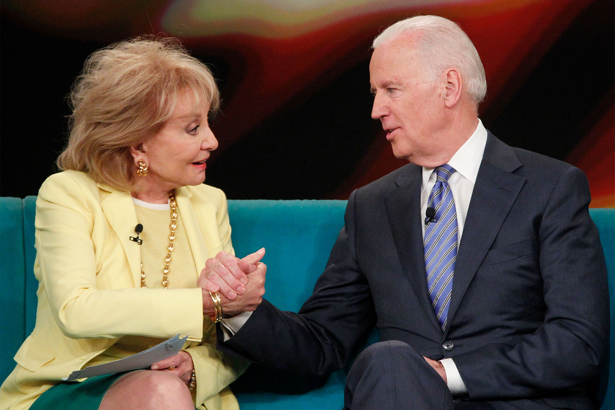 Barbara Walters and Joe Biden on "The View"