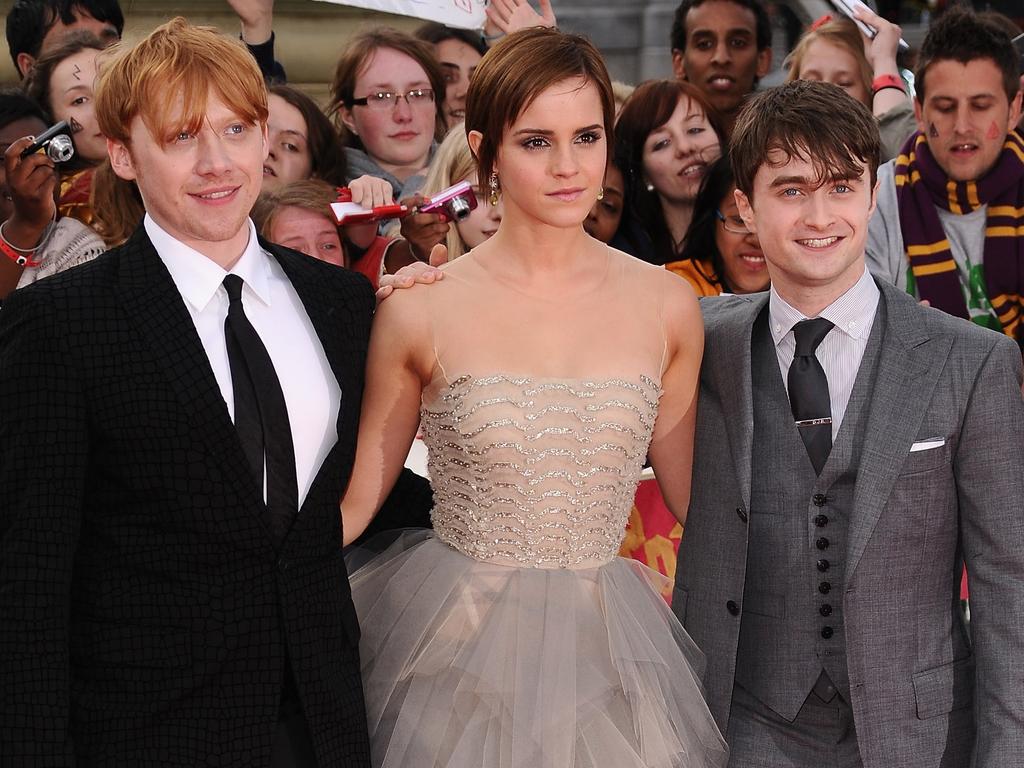 Rupert Grint, Emma Watson and Daniel Radcliffe have all managed to keep an element of privacy around their personal lives. Picture: Ian Gavan/Getty Images