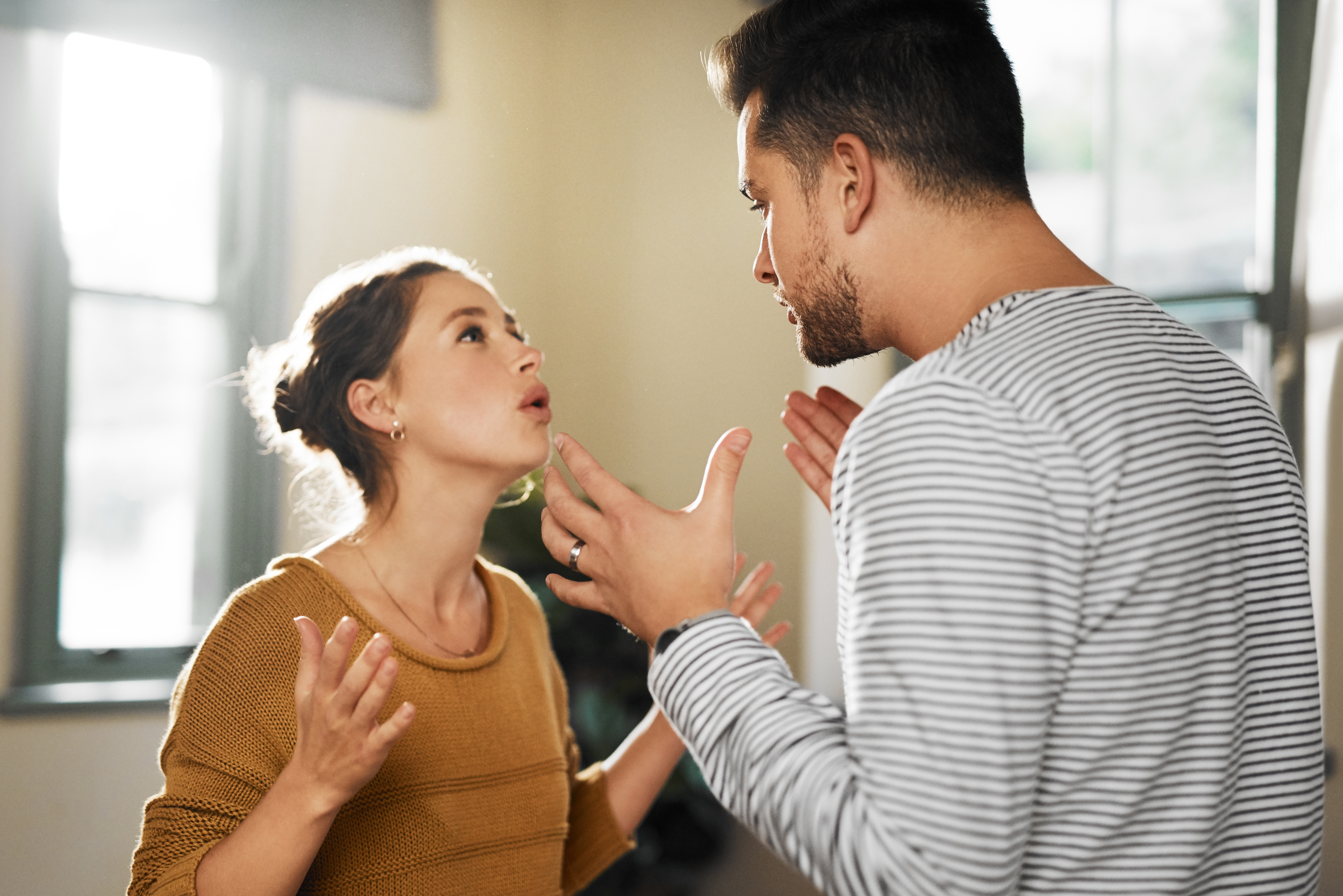 A young couple having an argument at home | Source: Getty Images