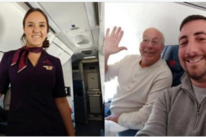 Dad Books 6 Flights So His Flight Attendant Daughter Won’t Be Alone On Christmas