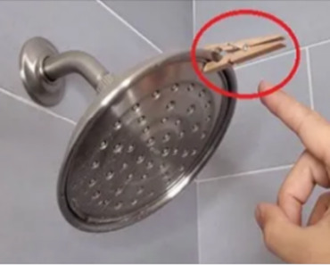 Why put a clothespin above the shower: you’ll always remember it.