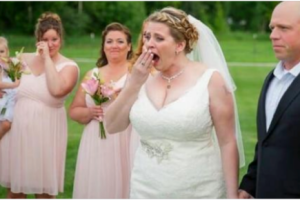 Mom leaves one empty seat for dead son at her wedding – breaks down when she sees who interrupts ceremony