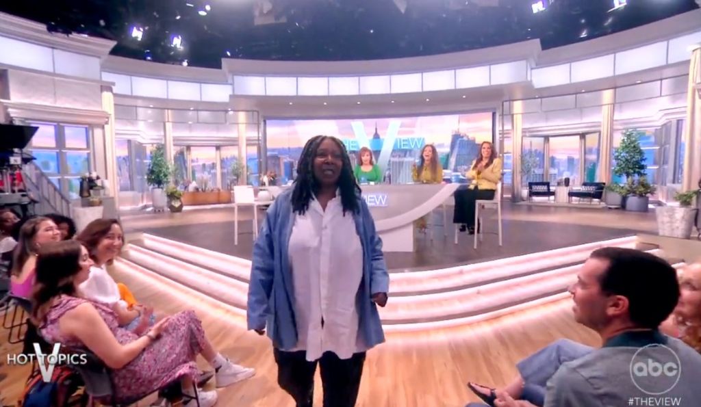 Whoopi storms off set