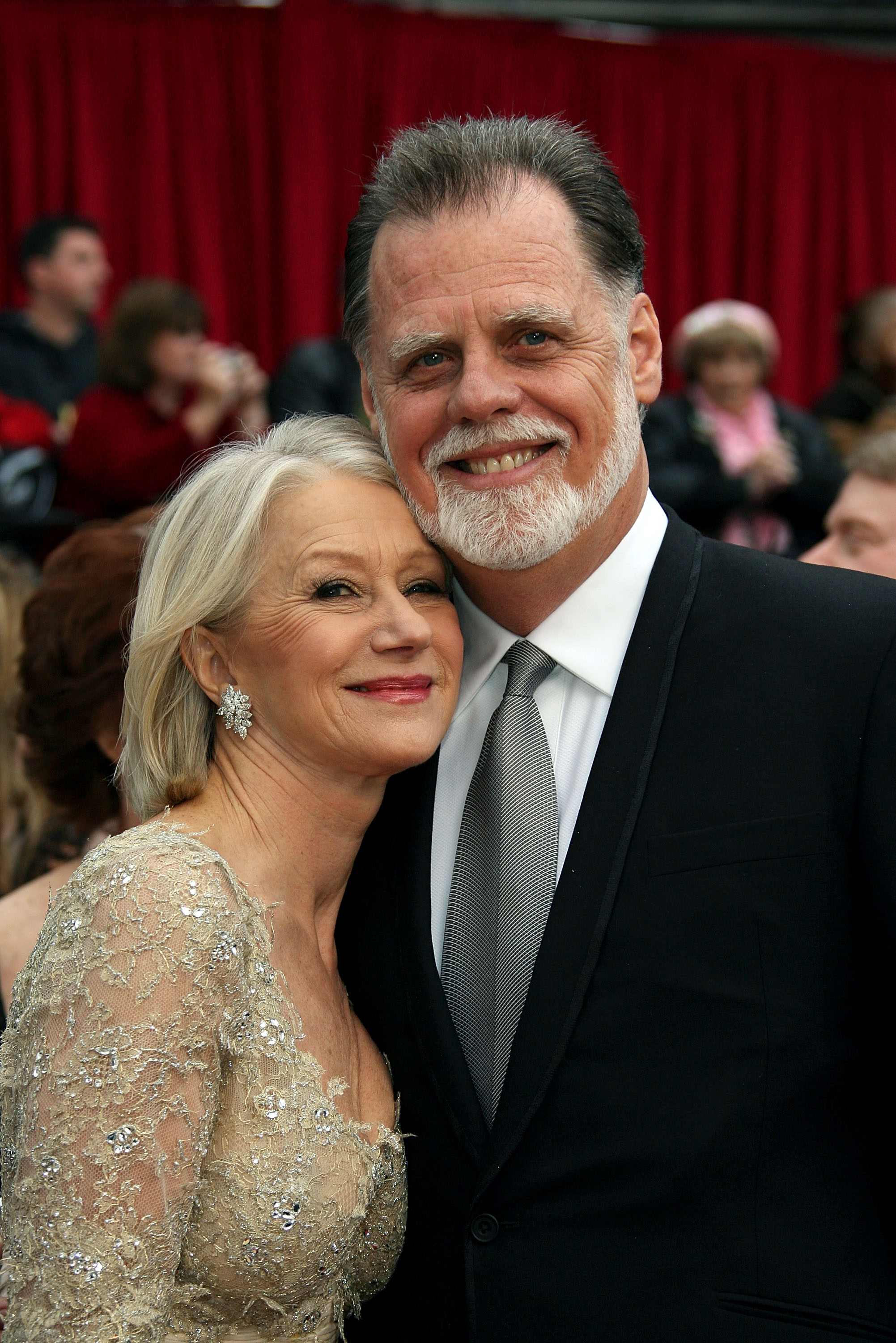 Dame Helen Mirren and her husband Taylor Hackford at the 79th Annual Academy Awards on February 25, 2007, in Hollywood, California | Source: Getty Images
