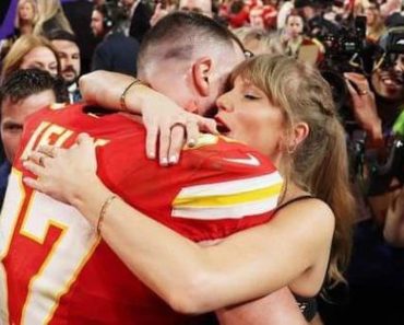 Sealed with a kiss: Taylor Swift and Travis Kelce celebrate on field after Kansas City Chiefs Super Bowl win