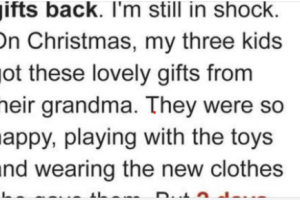 My Kids’ Grandmom Came to Our Home, Packed the Christmas Presents She Gave Them & Took Them Away