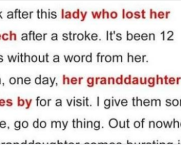 Long-Mute Grandmother Whispers a Somber Word, Alerting Granddaughter She’s in Danger