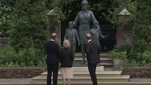 Harry William Diana statue