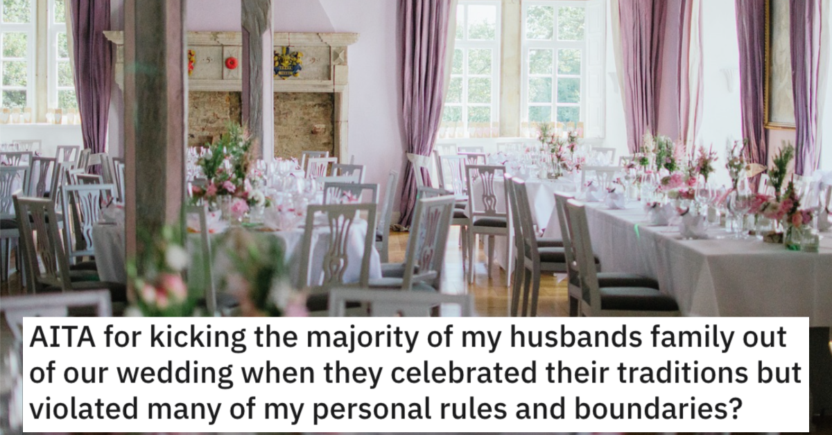 ‘Only 3 people actually respected the rules.’ Is She Wrong for Kicking People Out of Her Wedding for What They Did? Here’s What People Said.