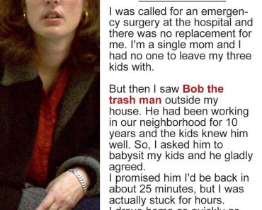 Trash collector became full-time nanny after babysitting my kids for 25 minutes