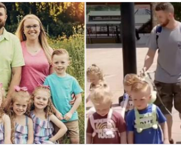 Dad gets massively shamed for putting leashes on his 5-year-old quintuplets